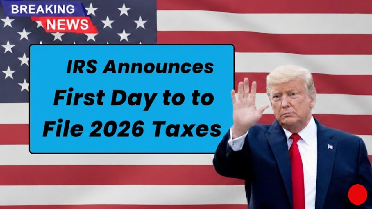 IRS Announces First Day to File 2026 Taxes