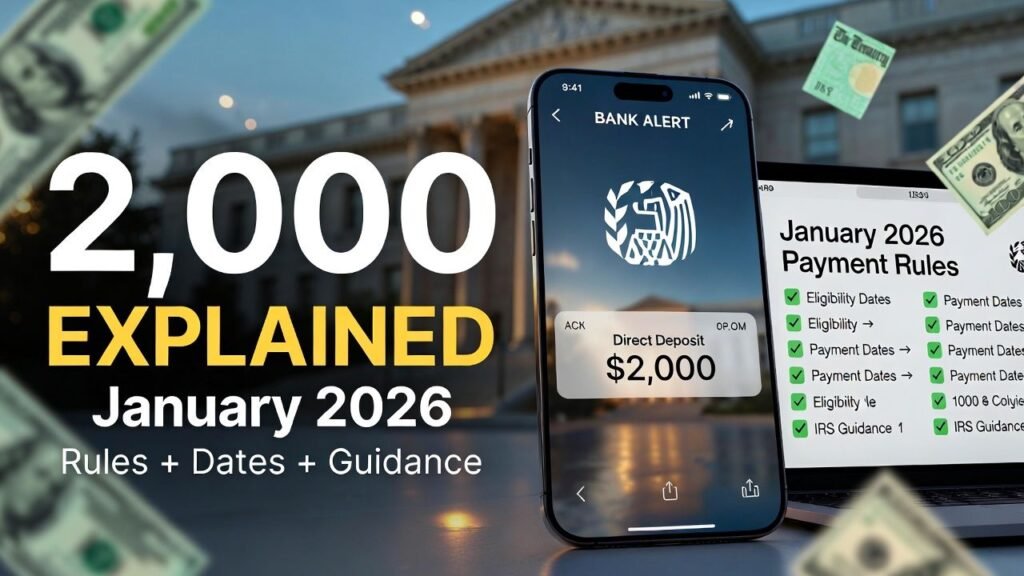 $2000 Direct Deposit January 2026 Explained