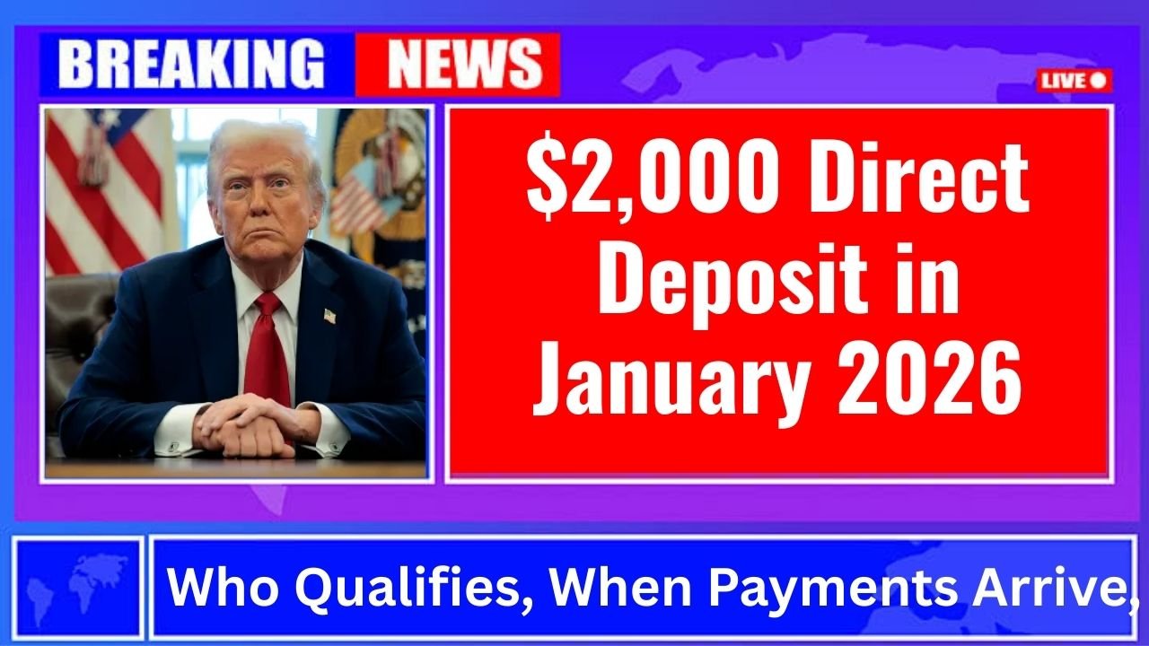 $2000 Direct Deposit in January 2026